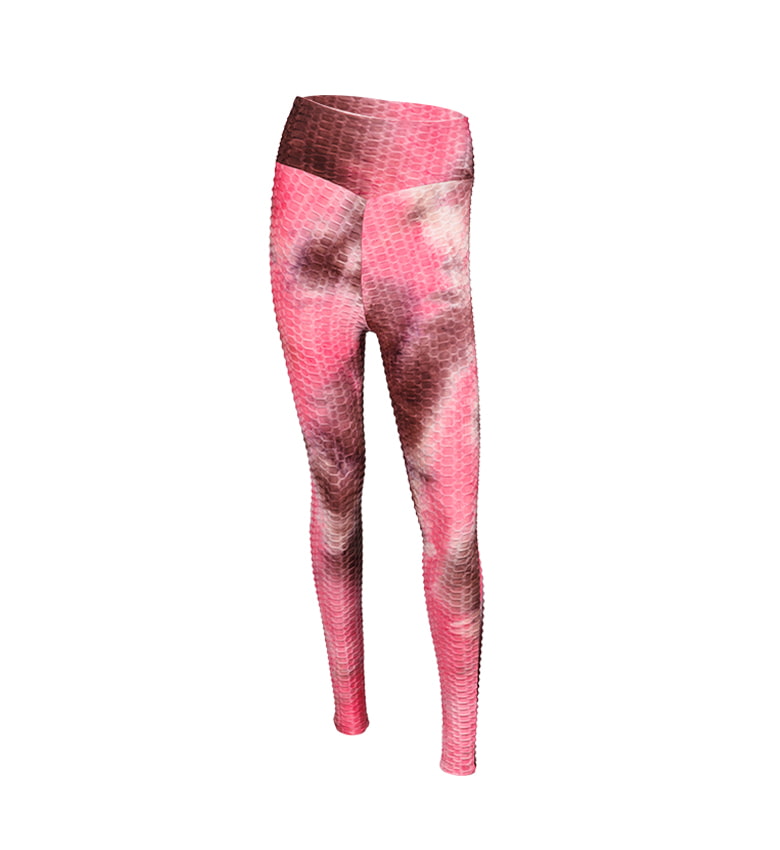 Athleisure fitnesslegging met hoge taille, damesyogabroek met bloemenprint