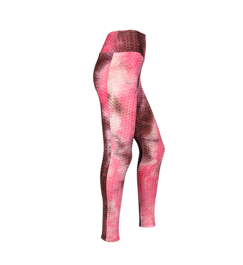 Athleisure fitnesslegging met hoge taille, damesyogabroek met bloemenprint