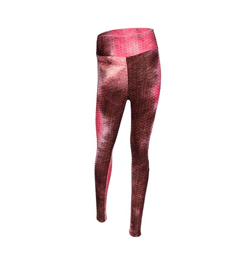 Athleisure fitnesslegging met hoge taille, damesyogabroek met bloemenprint